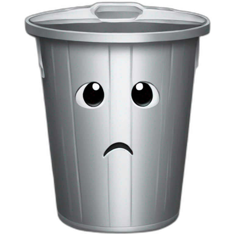 Trashcan emoji