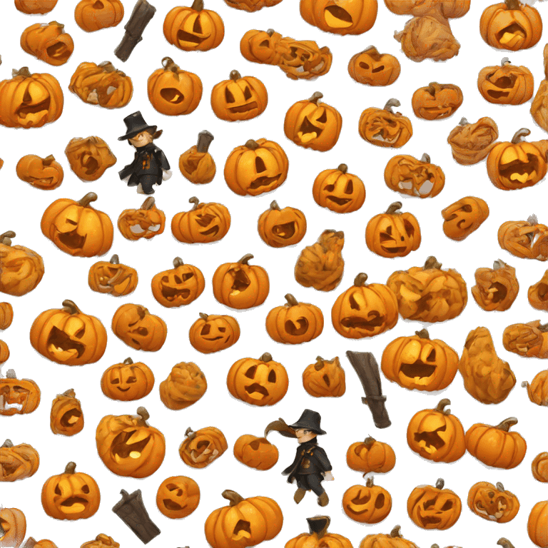 🎃🚂 👻🚆 🕷️🚂 emoji