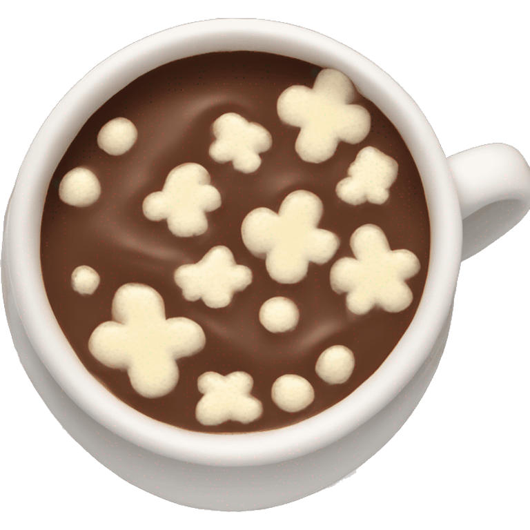 hot chocolate with flake emoji