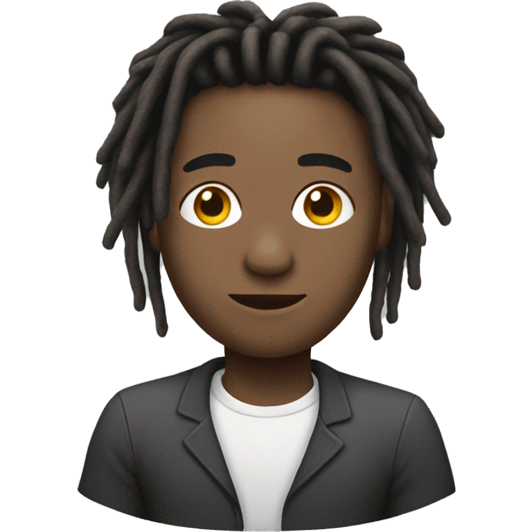 create a person with small dreads emoji