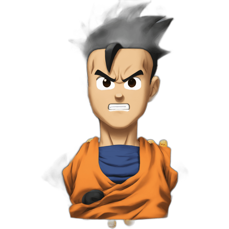 Goku dragonball madface emoji