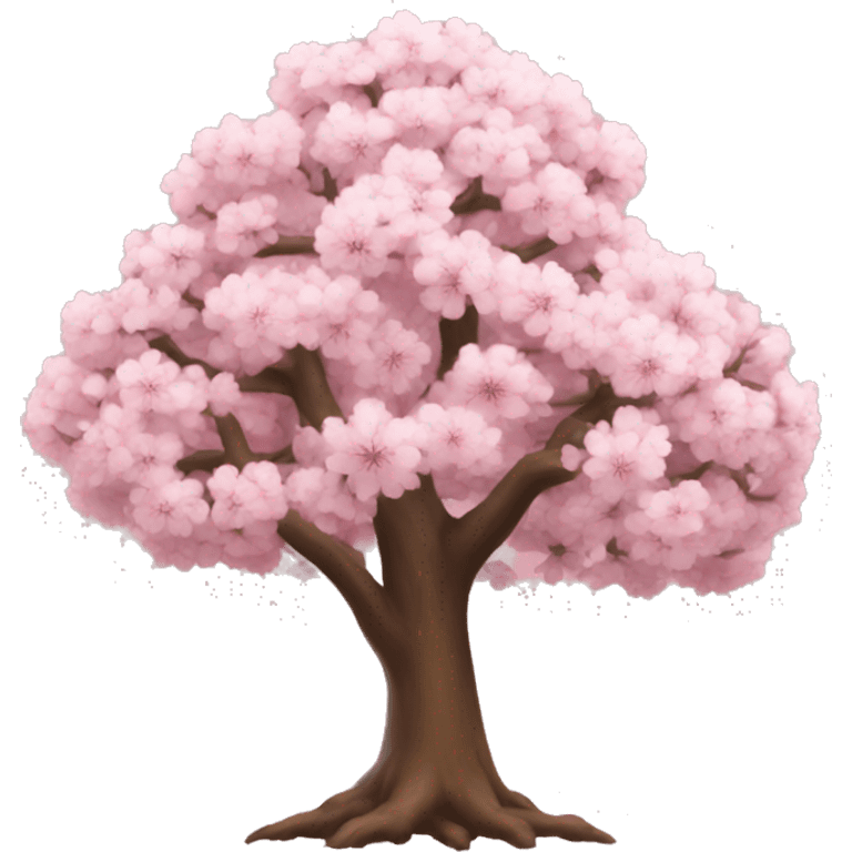 Sakura tree realistic emoji