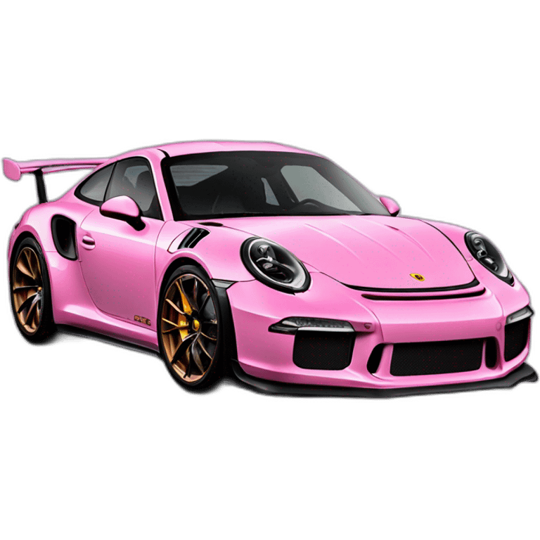 911 gt3 rs pink emoji