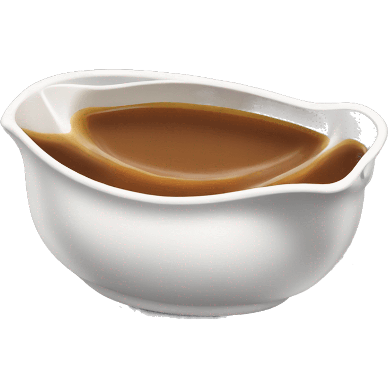 gravy boat filled with gravy emoji