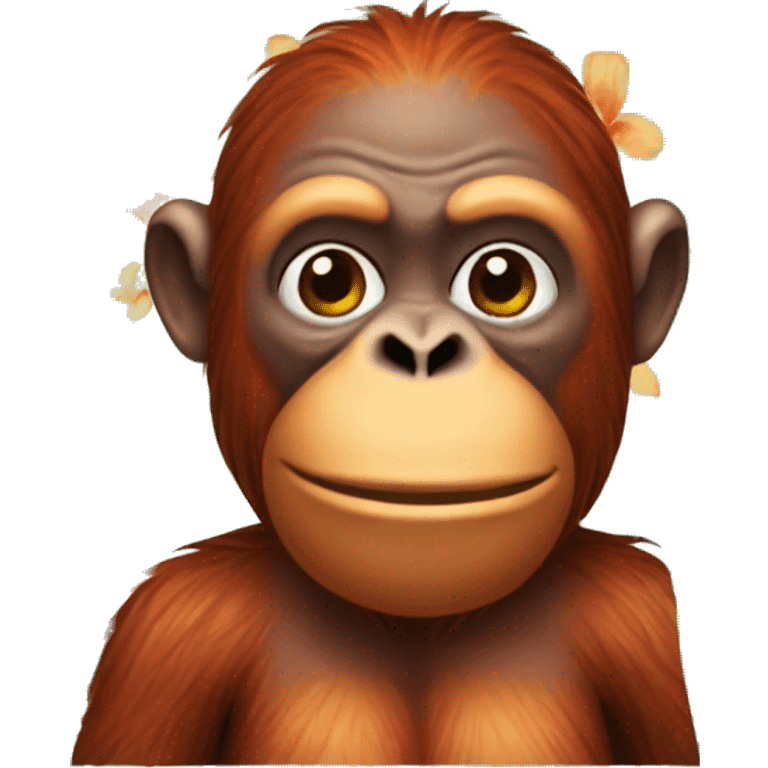 orangutan wearing a hawaiian shirt emoji