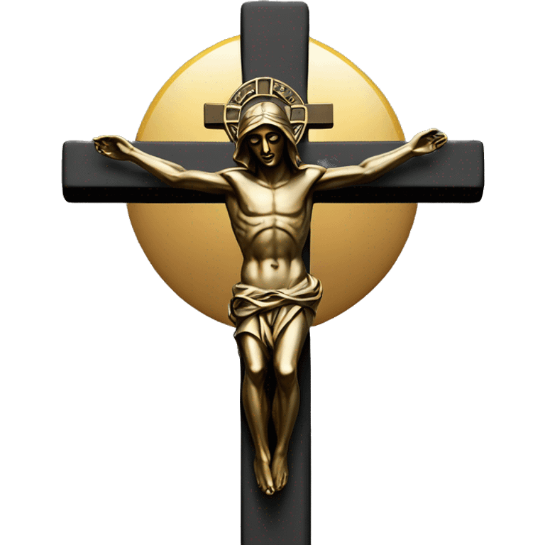 crucifix bronze statue emoji