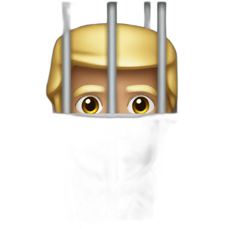 trump behind bars emoji