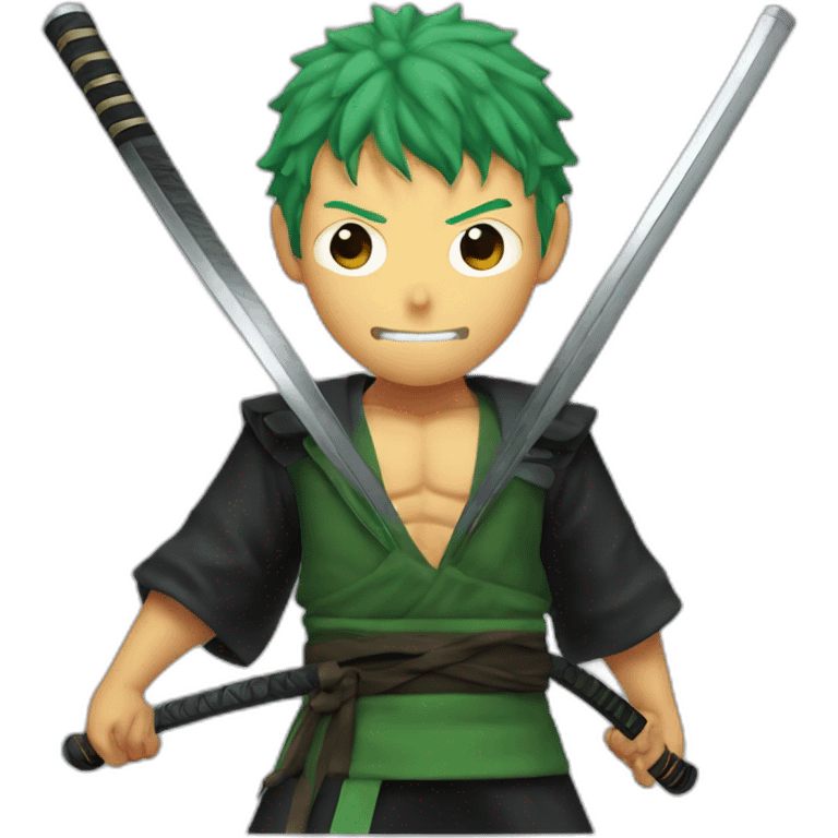 Roronoa zoro with katana emoji