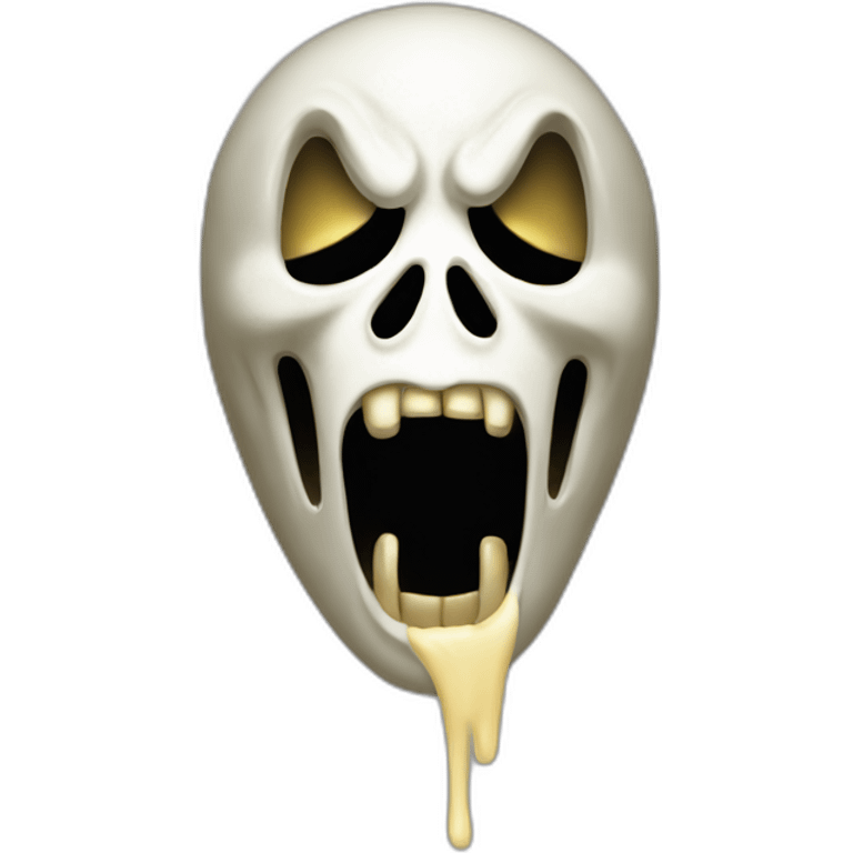 ghostface scream emoji