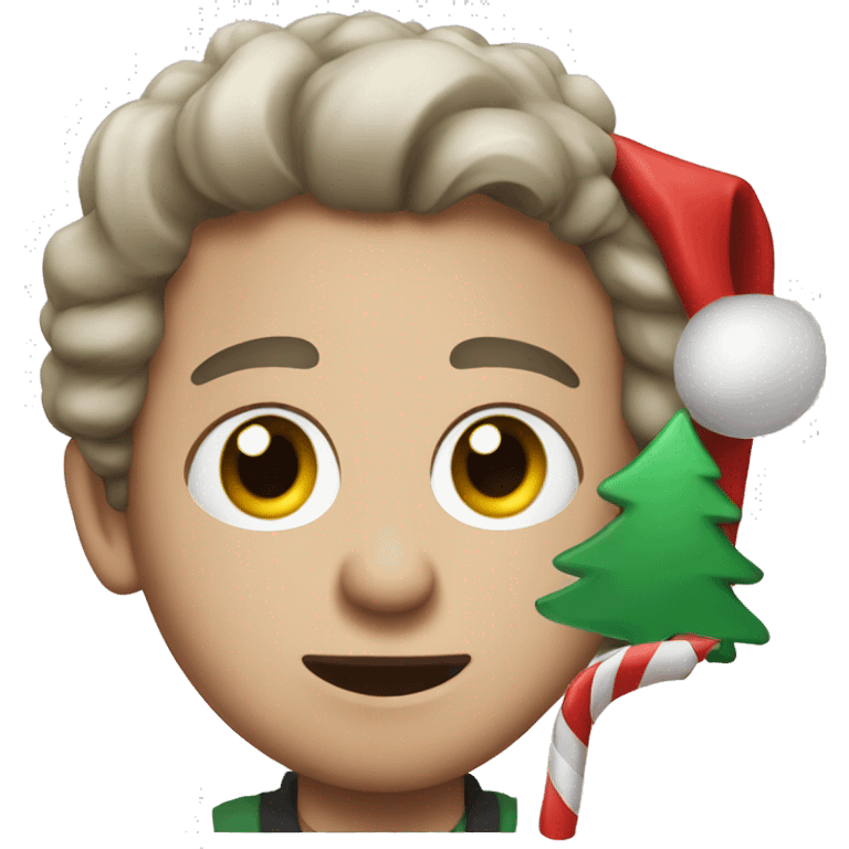 Realistic TV playing a Christmas movie emoji