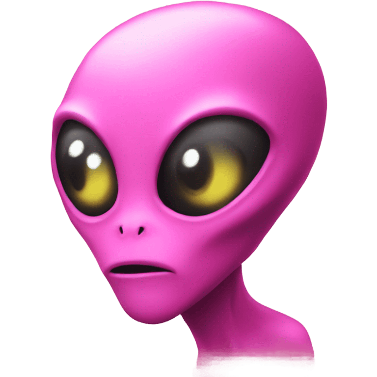 pink alien emoji