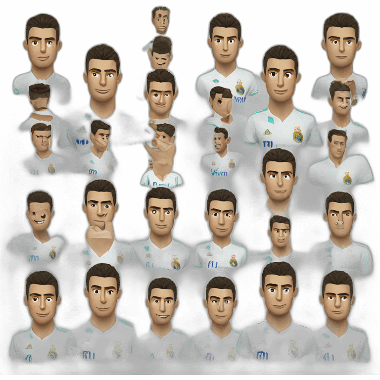 Cristiano ronaldo réal madrid emoji