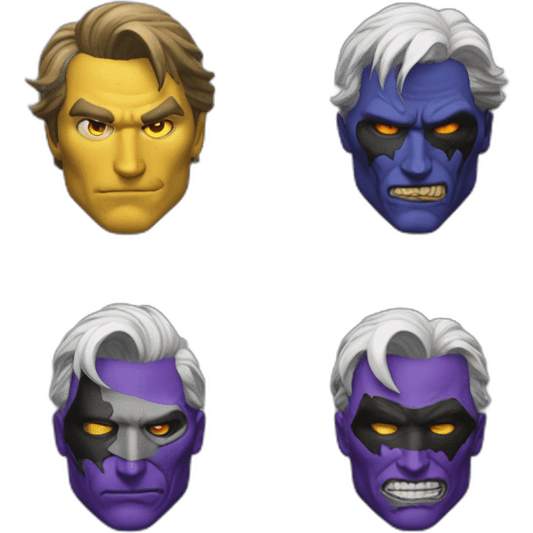 two face gotham knights emoji