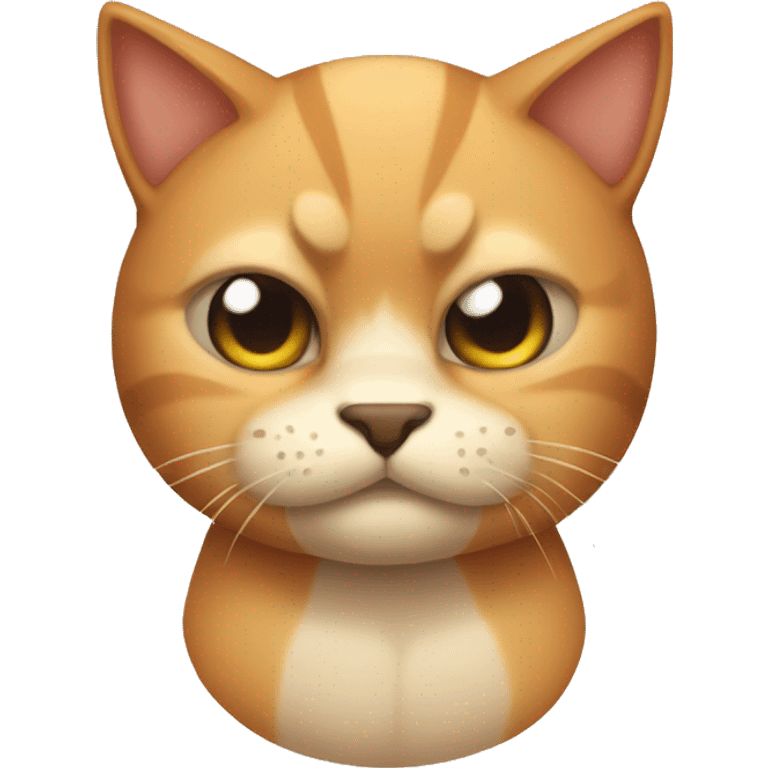 Buff muscular cat  emoji