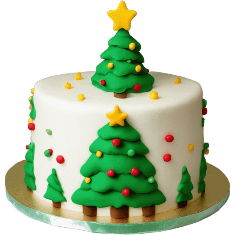 Little Debbi Christmas tree cake emoji