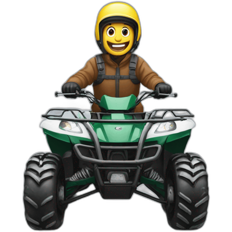 ATV with Snowplow emoji