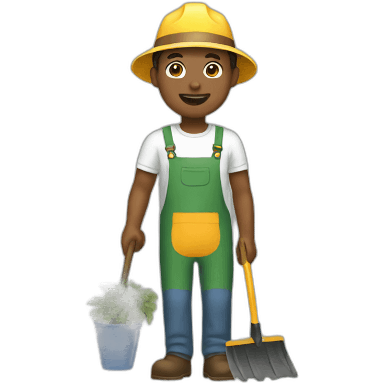 Person doing gardening emoji