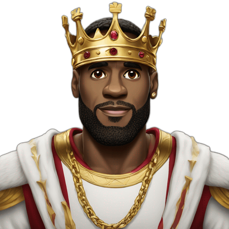 King LeBron James emoji