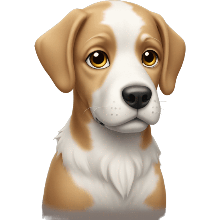 Dog with ai emoji