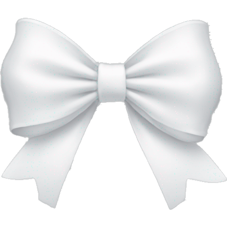 white bow emoji