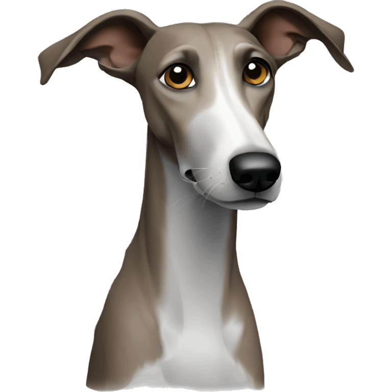 Lurcher dog emoji