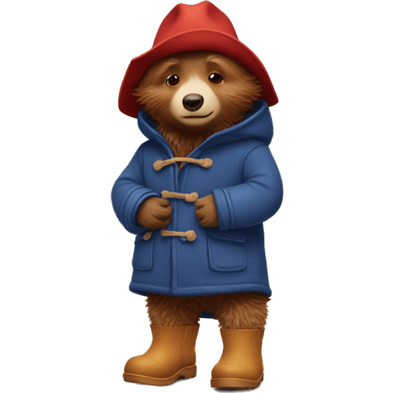 Paddington wearing uggs emoji