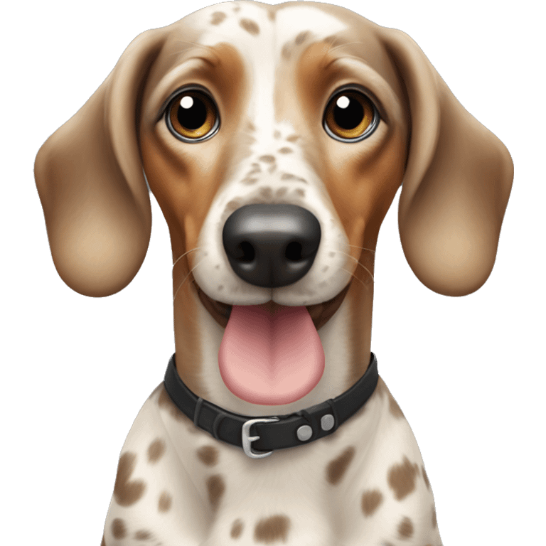 Daschund Merle emoji