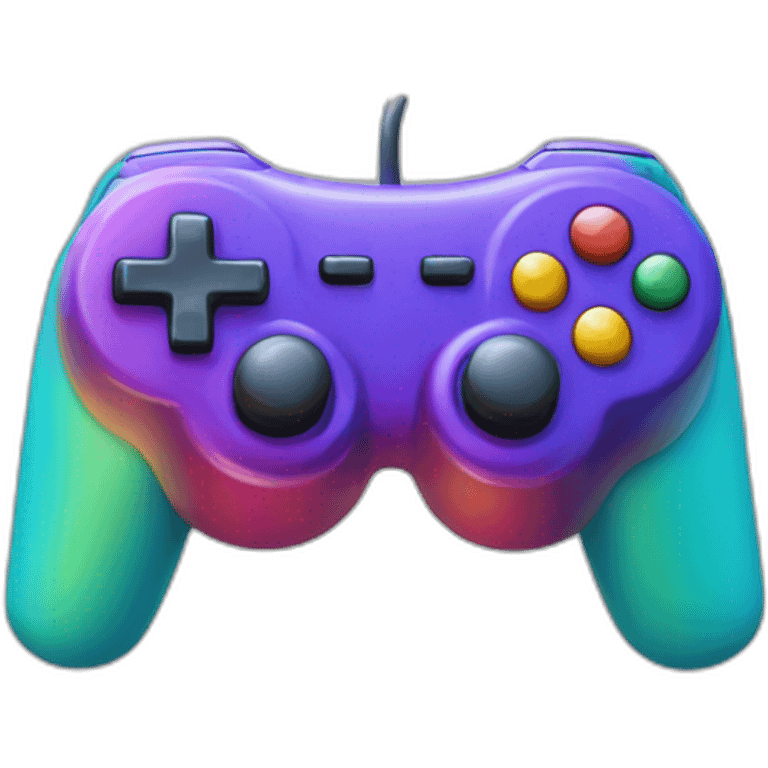 colorful game controller emoji