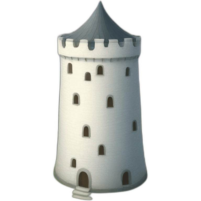 white tower emoji