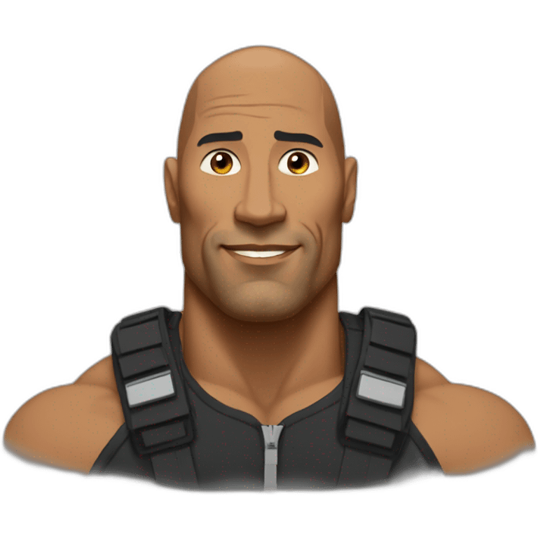 The rock sigma emoji