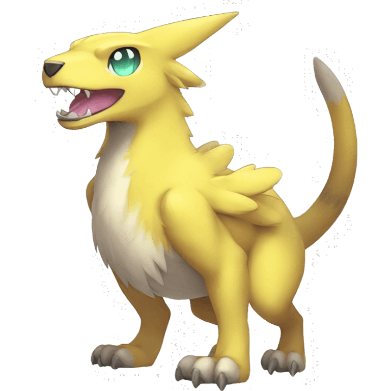 cute kawaii cool Digimon-Fakemon-animal full body emoji