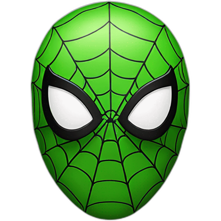 Spider-Man in green emoji