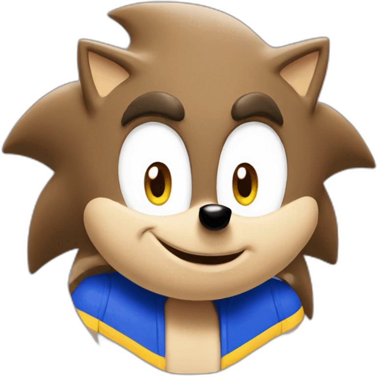 Sonic the hedgehog emoji