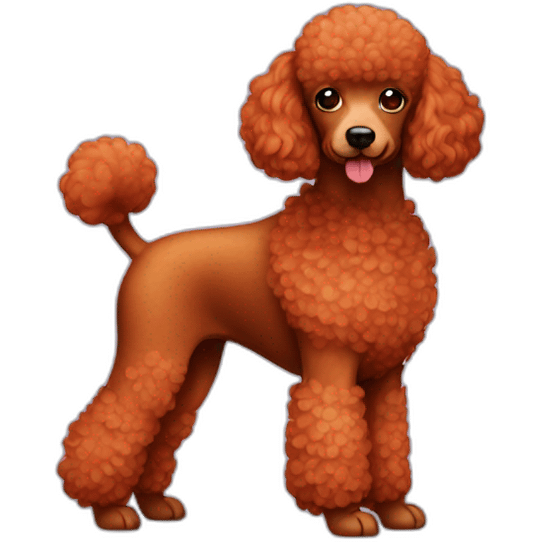 red poodle emoji