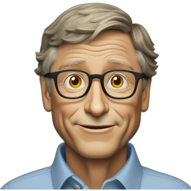 bill gates without money emoji