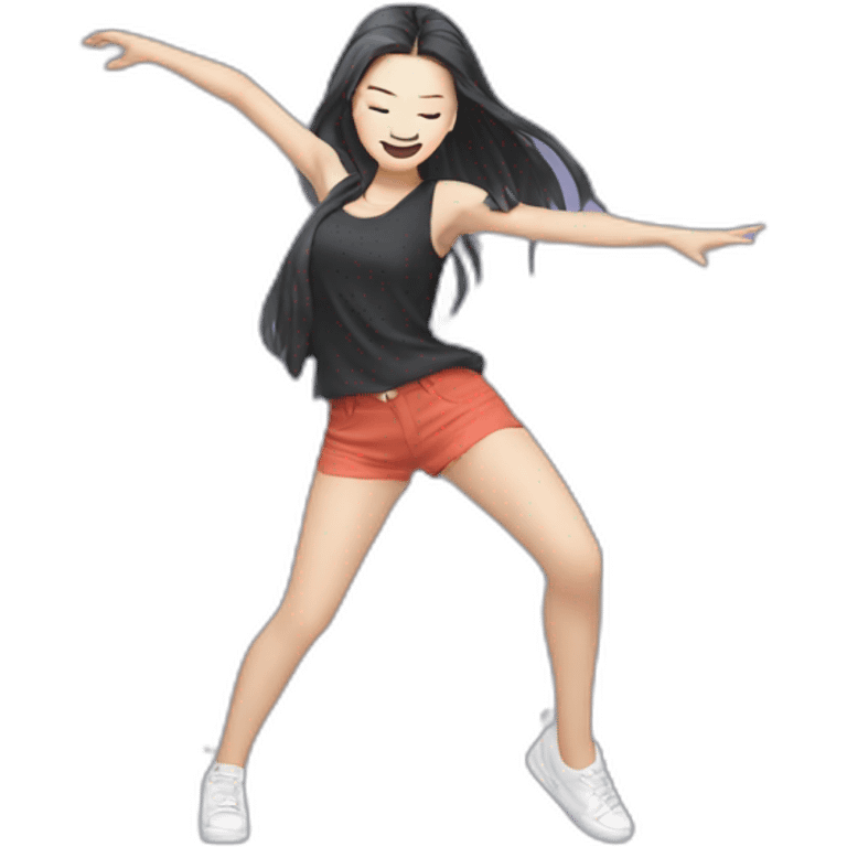 kpop girl dancing emoji