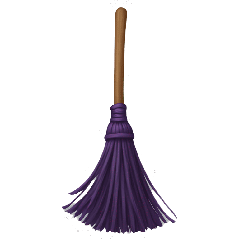 witch broom emoji