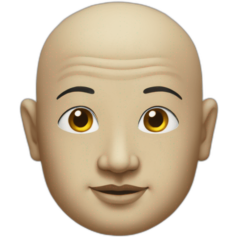 bald buddha emoji