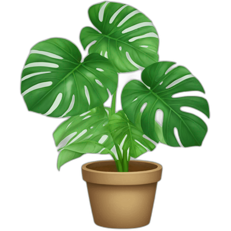 Monstera-plant emoji