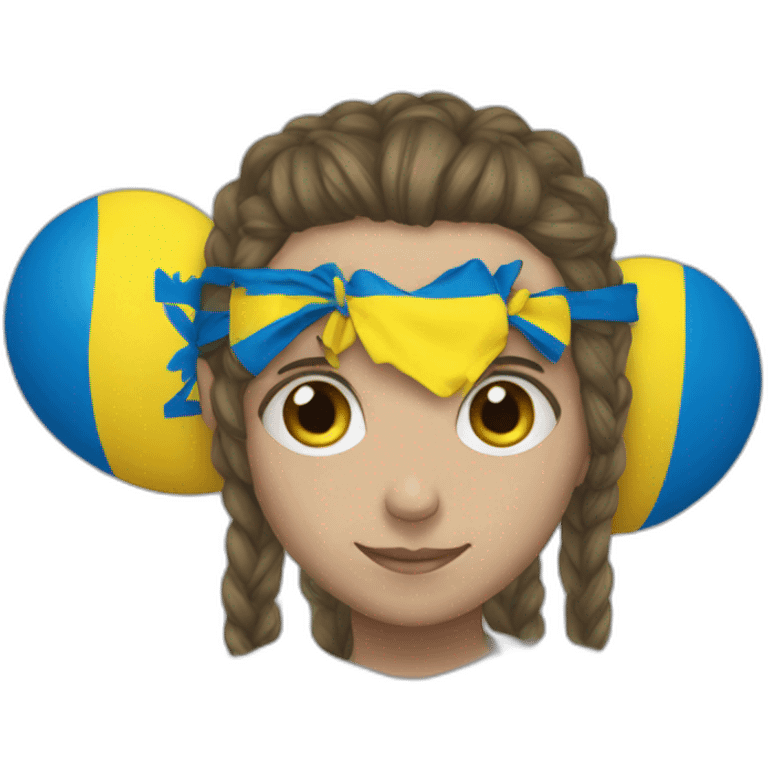 Ukraine solidarity emoji