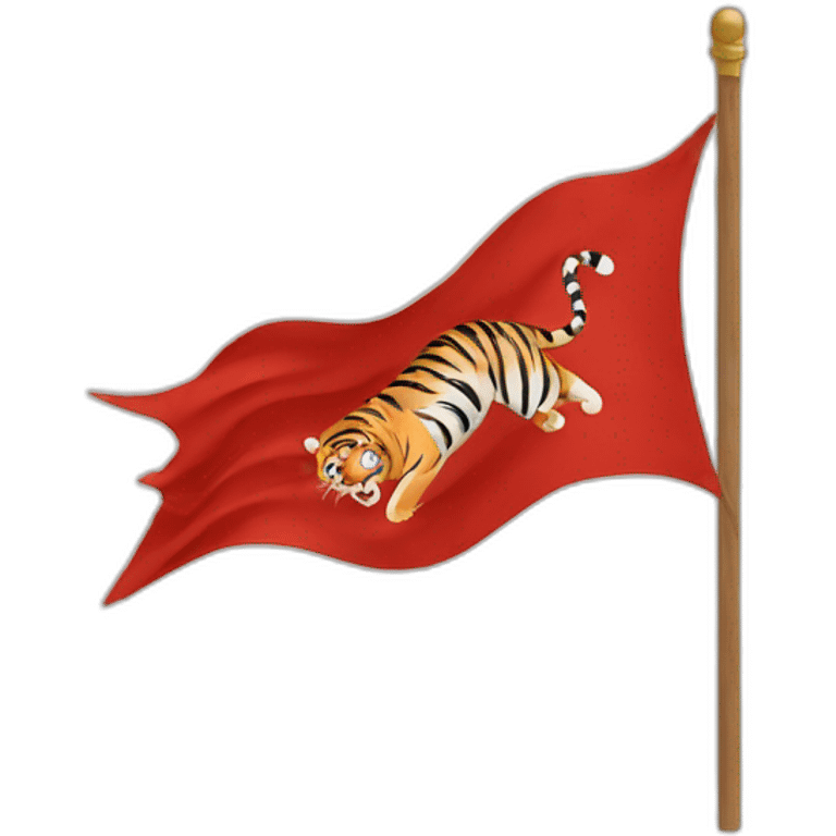 flag-red-tiger emoji