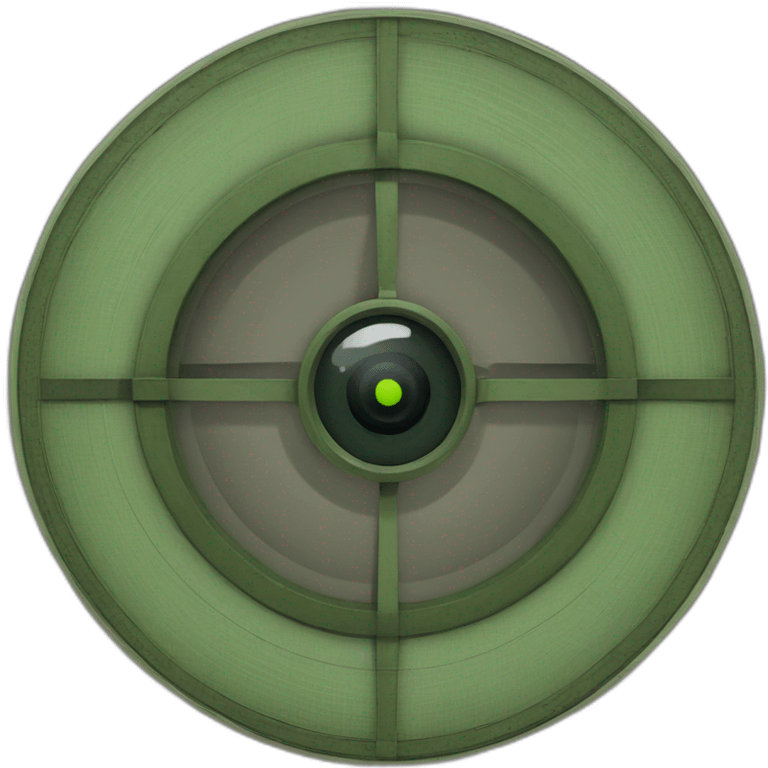 sniper's scope emoji