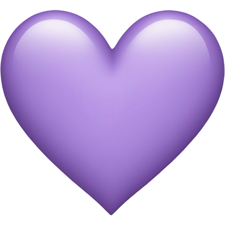 Light purple heart emoji