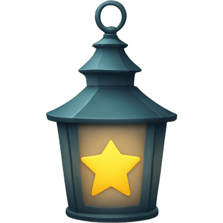 lantern shaped like star emoji