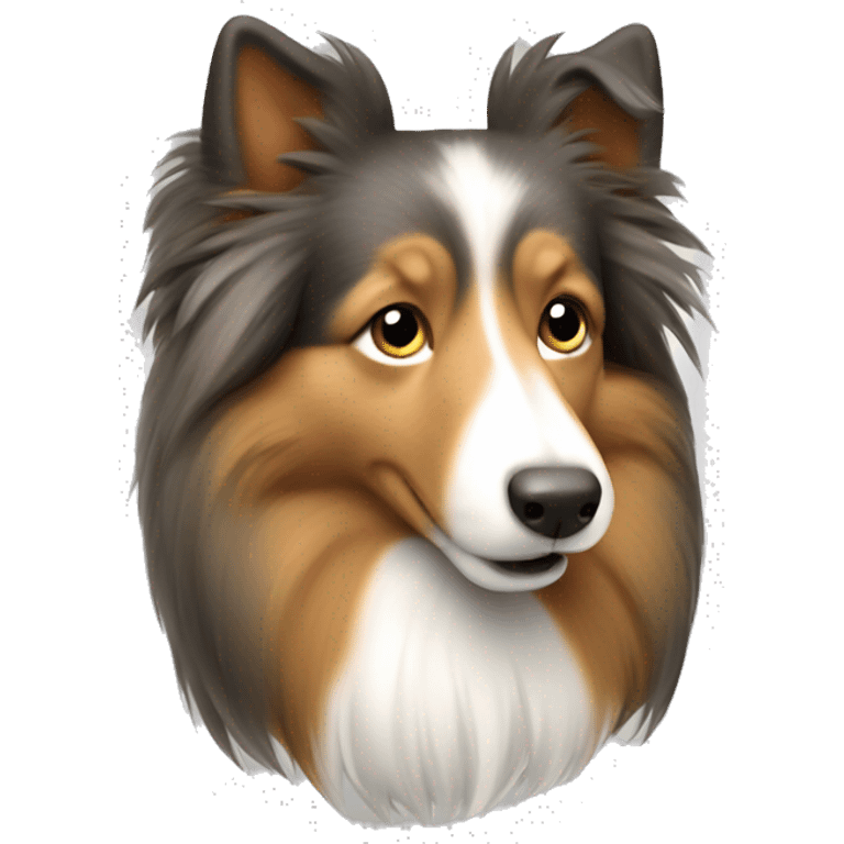 shetland sheepdog emoji