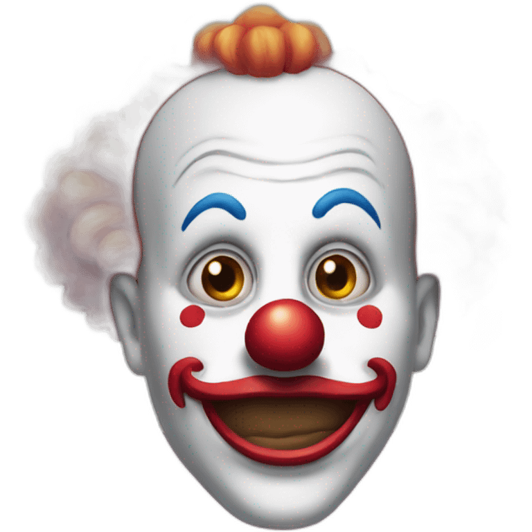 Clown qui fait peur emoji