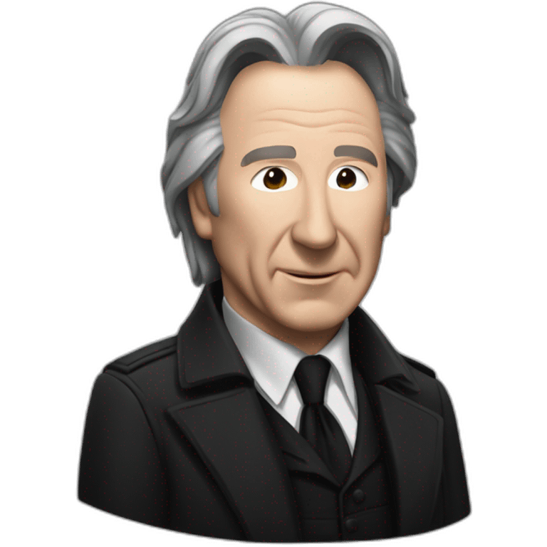 Alan rickman from die hard movie emoji