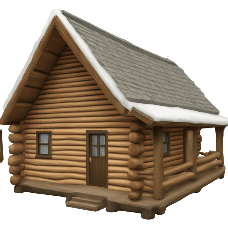 log cabin emoji