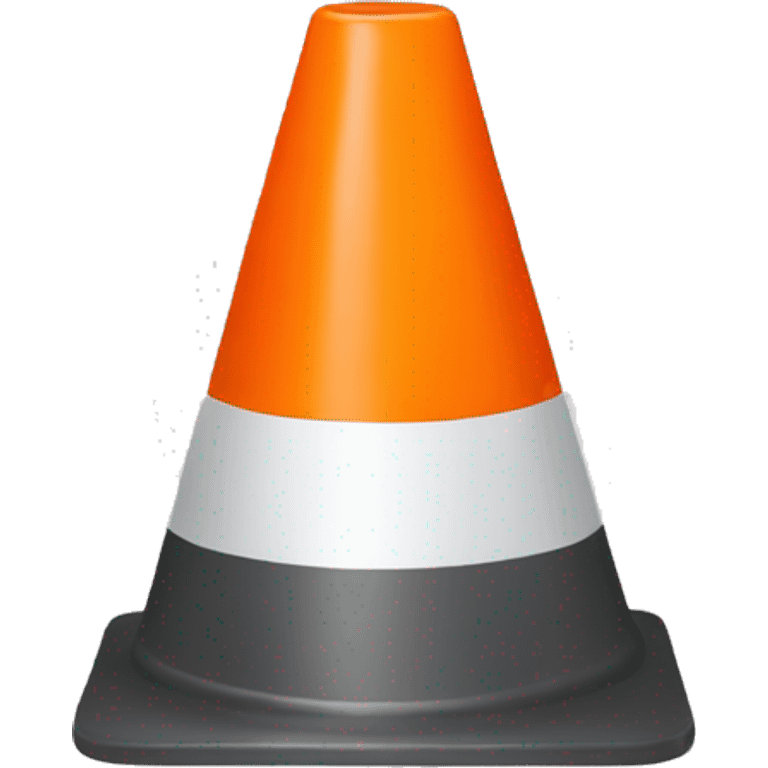 orange traffic cone emoji