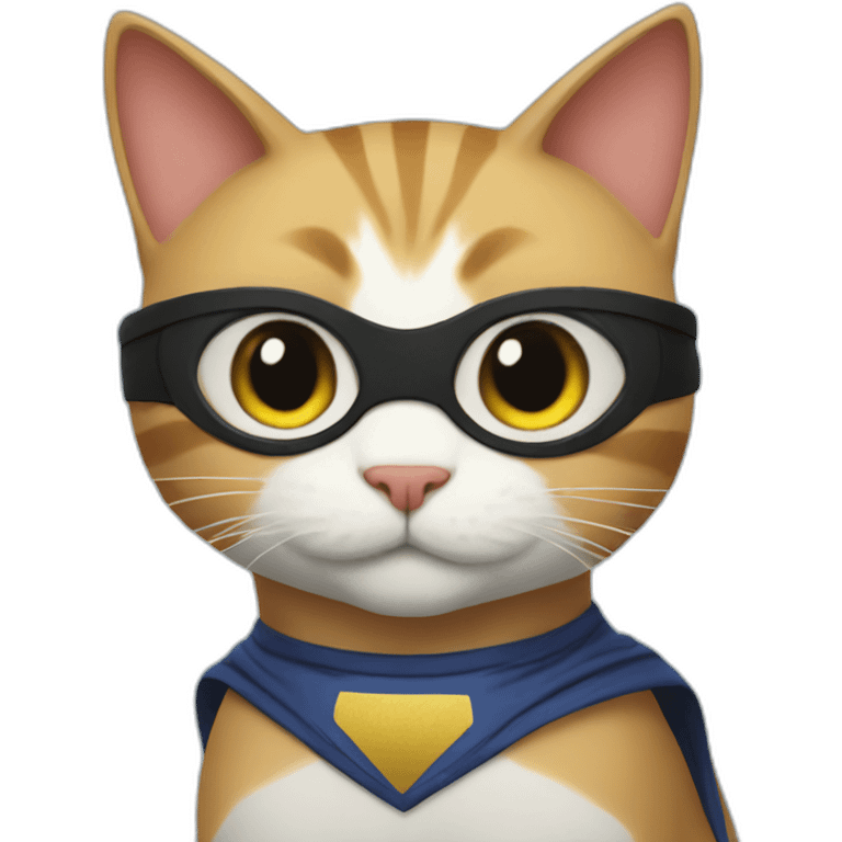 superhero cat emoji